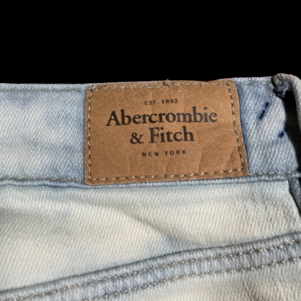 Abercrombie & Fitch Jeans Women's Size 28 Blue/White Tie Dye Perfect Stretch - Picture 16 of 16